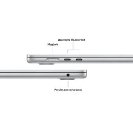Ноутбук Apple MacBook Air 15" M3 8c CPU, 10c GPU 16/512GB Silver (2024)