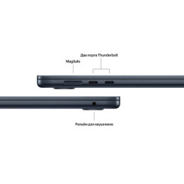Ноутбук Apple MacBook Air 15" M3 8c CPU, 10c GPU 8/512GB Midnight (2024)