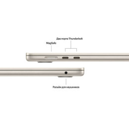 Ноутбук Apple MacBook Air 15" M3 8c CPU, 10c GPU 24/512GB Starlight (2024)