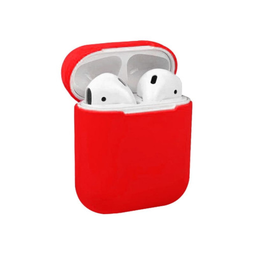 Чехол AirPods 1/2 Silicone Case Red в рассрочку без первоначального взноса и переплат