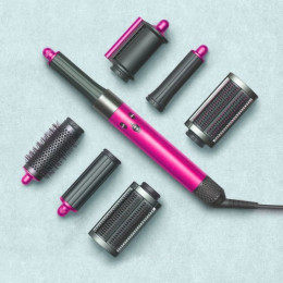 Стайлер Dyson Airwrap HS05 (фуксия/яркий никель) Complete с кейсом