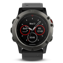 Смарт Часы Garmin Fenix 5X Sapphire Gray / Black Band