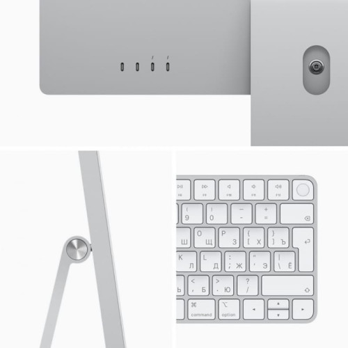 Apple iMac 24 M1(7-Core GPU)/8GB/256GB (MGTF3 - Mid 2021) Silver в рассрочку без первоначального взноса и переплат