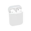 Чехол AirPods 1/2 Silicone Case White в рассрочку